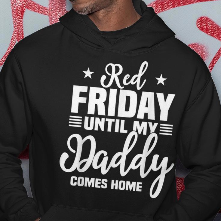 Red Friday For My Daddy Military Deployed Remember Hoodie Unique Gifts