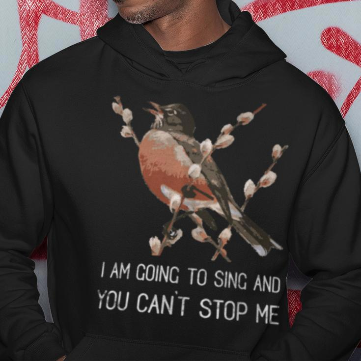 Red Robin's Singing Warning I'm Going To Sing Bird Lover Hoodie Unique Gifts