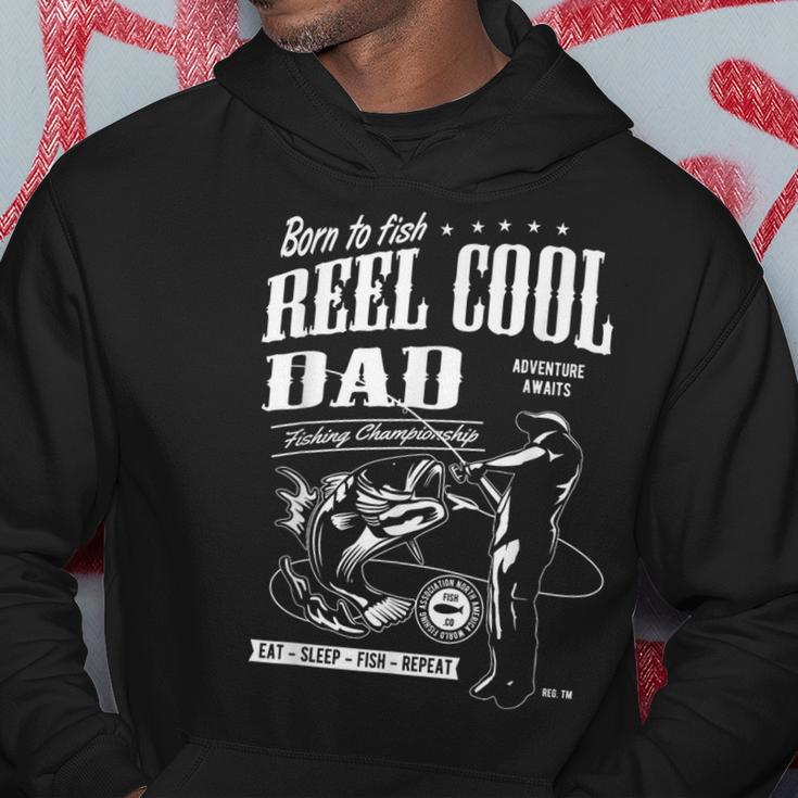 Reel Cool Dad Fishing Fathers Day Hoodie Unique Gifts