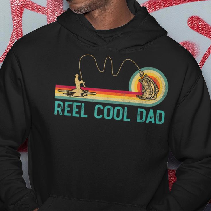 Reel Cool Dad Vintage Retro Fishing Fisherman Dad Hoodie Unique Gifts