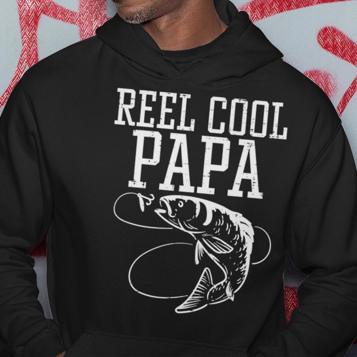 Reel Cool Daddy Papa Fisch Angeln Angeln Angler Angler Papa Herren Kapuzenpullover Lustige Geschenke