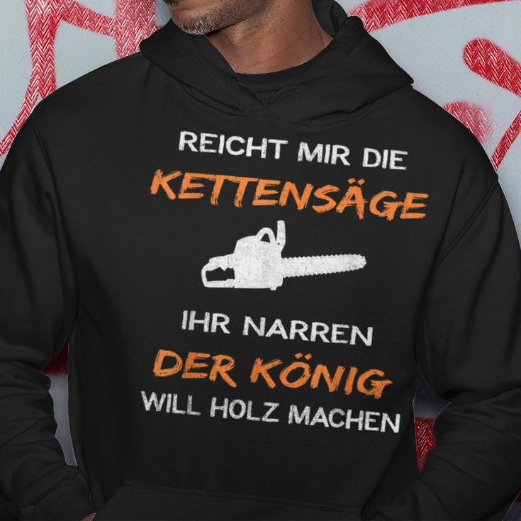 Reiches Mir Die Kettensaw Ihr Jester Saying S Hoodie Lustige Geschenke