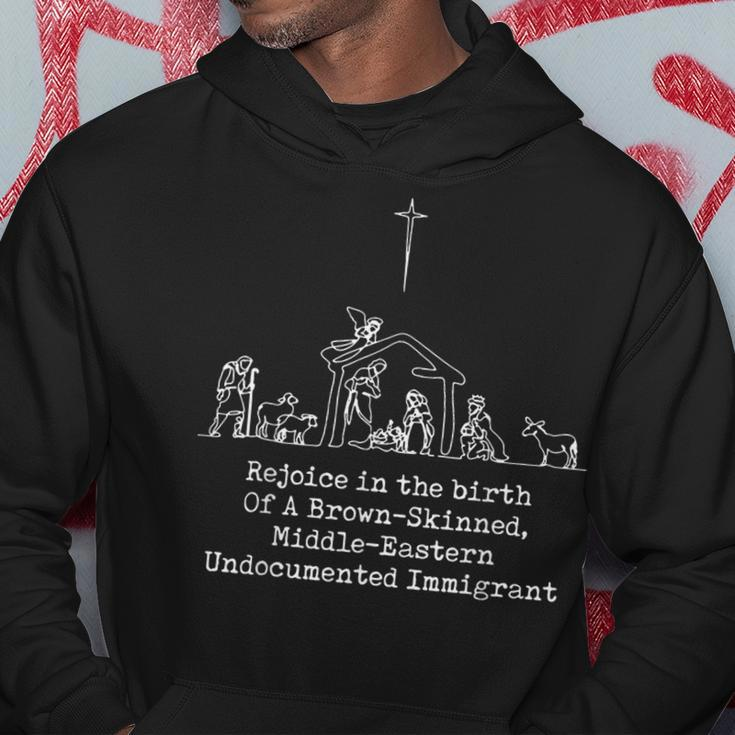 Rejoice In The Birth Of A Brown-Skinned Hoodie Personalized Gifts