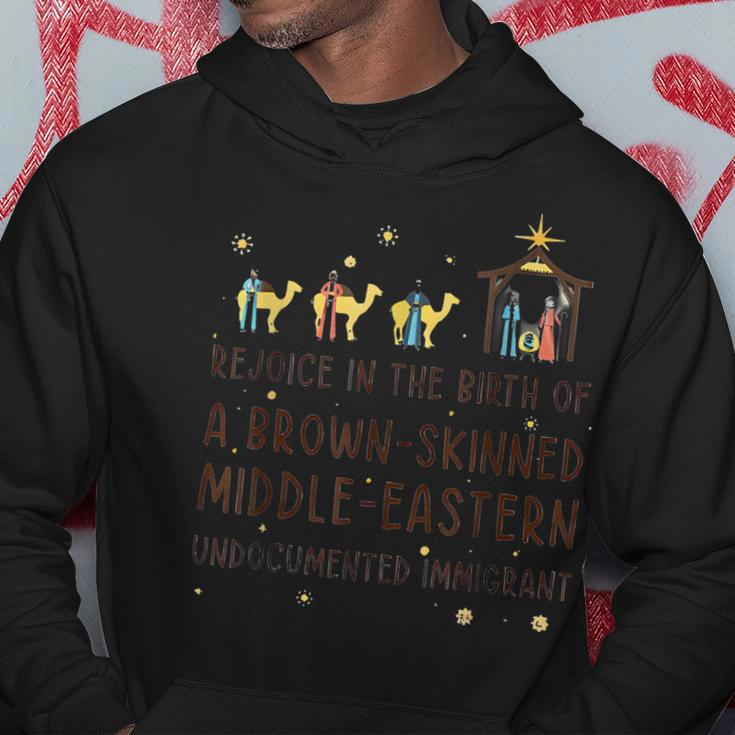 Rejoice In The Birth Of A Brown Skinned Middle Eastern Hoodie Personalized Gifts