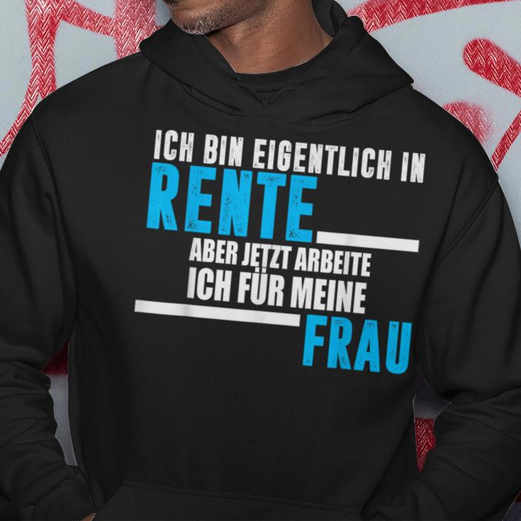 Rente For Man Saying Rentner Frau Hoodie Lustige Geschenke