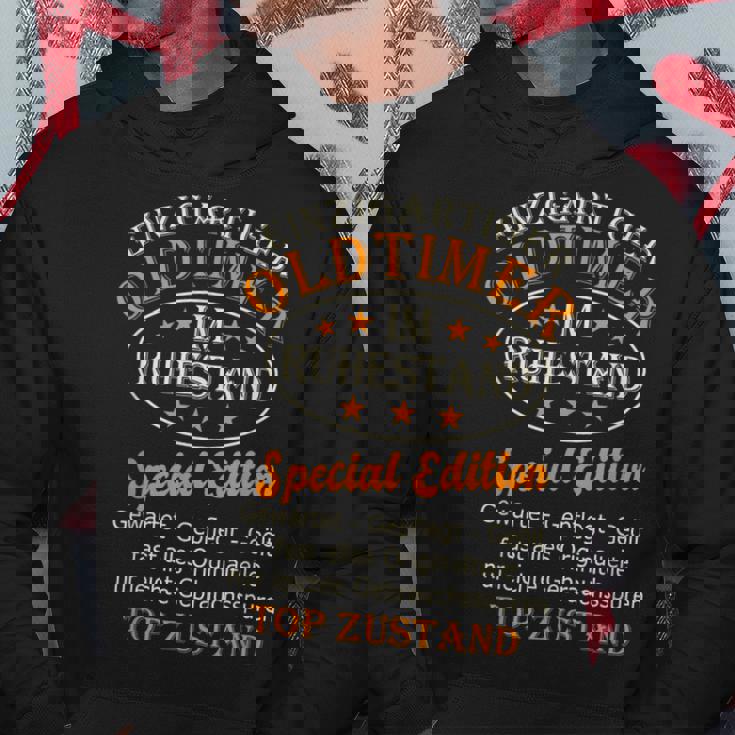 Rente Oldtimer Im Ruhestand Pensioner Hoodie Lustige Geschenke