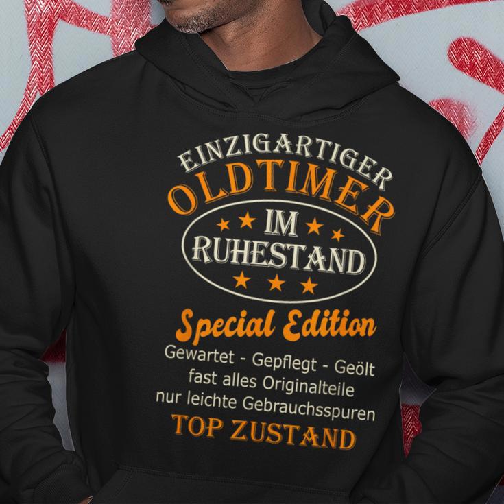 Rente Oldtimer Im Ruhestand Pensioner Hoodie Lustige Geschenke