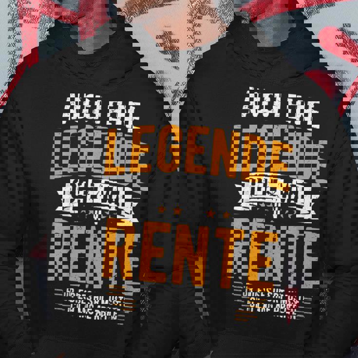 Rentner Auch Eine Legende Geht Mal In Rente 2024 Hoodie Lustige Geschenke