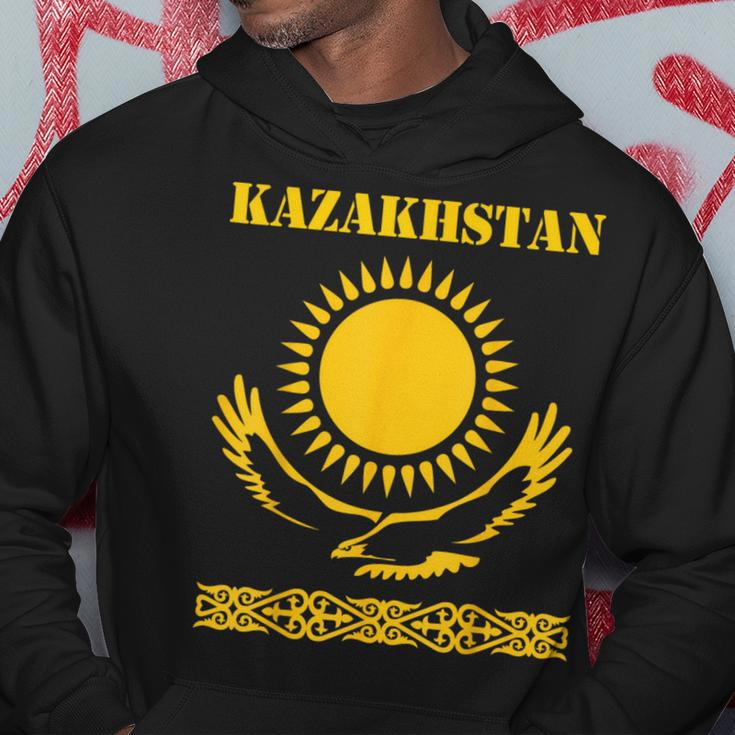 Republic Of Kazakhstan Qazaqstan Kazakhstan Kazakh Flag Hoodie Lustige Geschenke