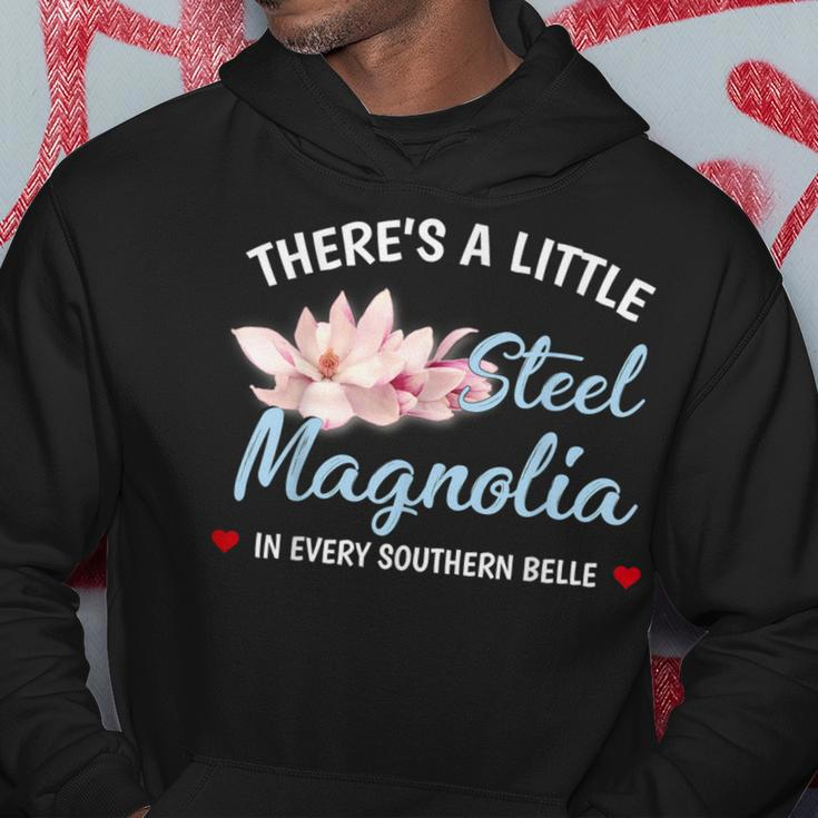 Theres A Little Sl Magnolia In Every Southern Belle Hoodie Unique Gifts
