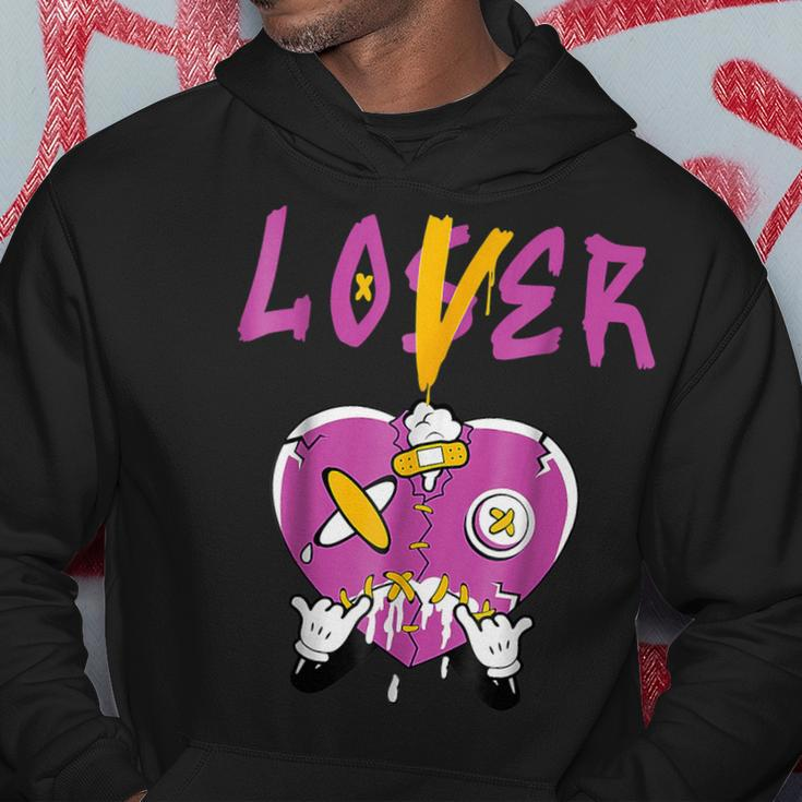 Retro 1 Brotherhood Loser Lover Heart Dripping Shoes Hoodie Unique Gifts