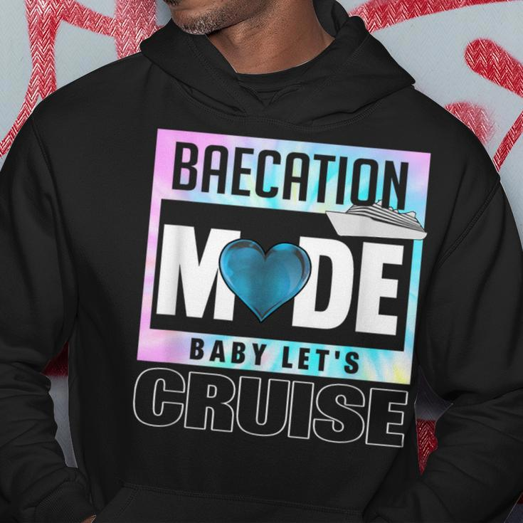 Retro Baecation Mode Baby Let's Cruise Love Vacation Couples Hoodie Unique Gifts