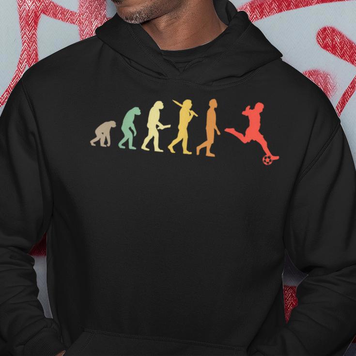 Retro Football Evolution For Footballer Hoodie Lustige Geschenke