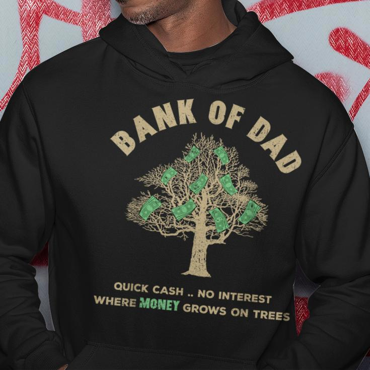 Retro Bank Of Dad Money Grows On Tree Father's Day Hoodie Unique Gifts
