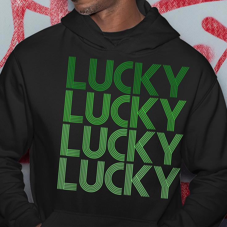 Retro Green Lucky For St Particks Day Hoodie Funny Gifts