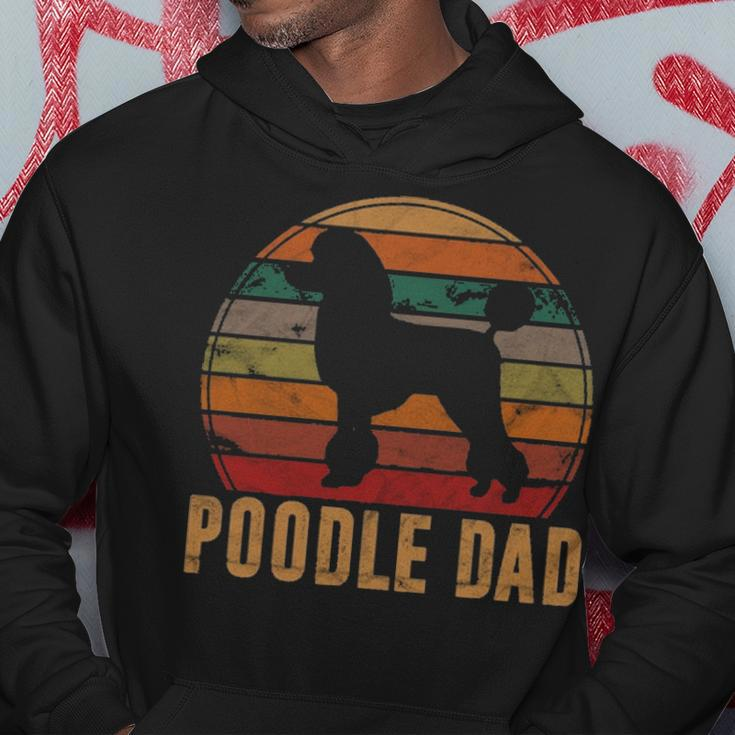 Retro Poodle Dad Dog Owner Pet Poodle Father Hoodie Unique Gifts
