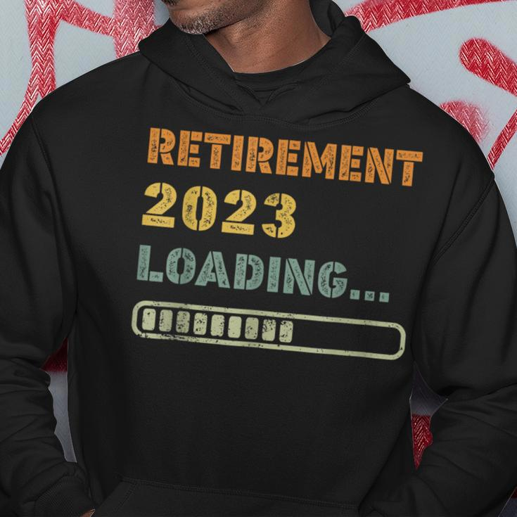 Retro Retirement 2023 Loading Retired Countdown Retiring Hoodie Unique Gifts