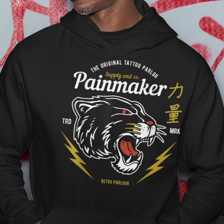Retro Tattoo Parlor Oldschool Panther Head Hoodie Unique Gifts