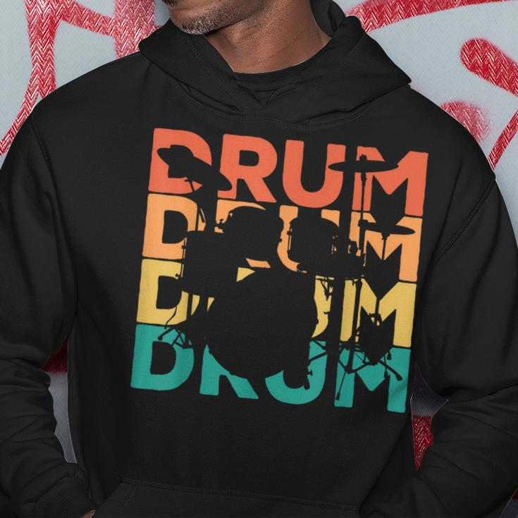 Retro Vintage Drums For Drummers & Drummers Hoodie Lustige Geschenke