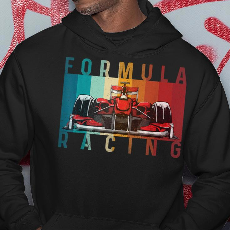 Retro Vintage Formula Racing Lovers Race Car Fan Hoodie Funny Gifts