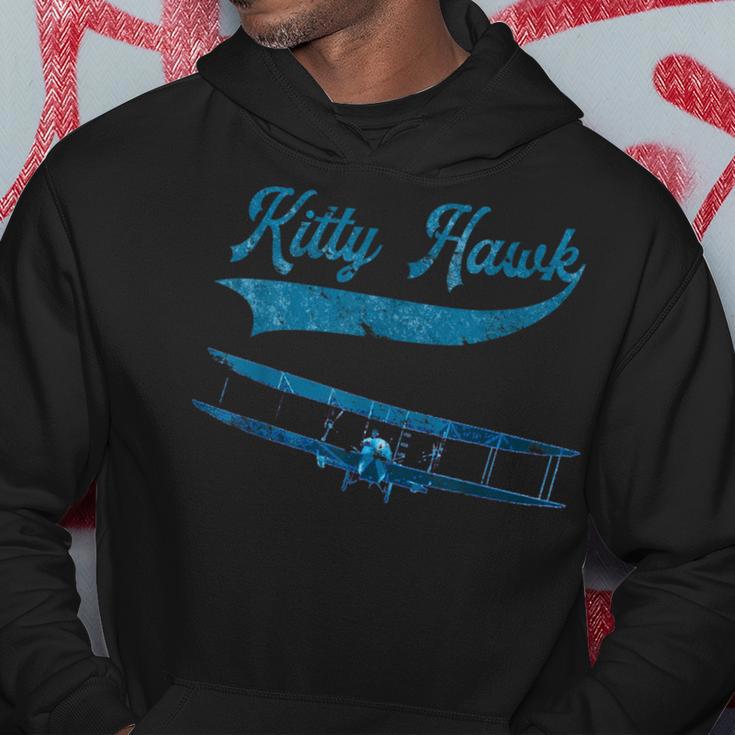 Retro Vintage Kitty Hawk North Carolina Airplane Beach Sport Hoodie Unique Gifts