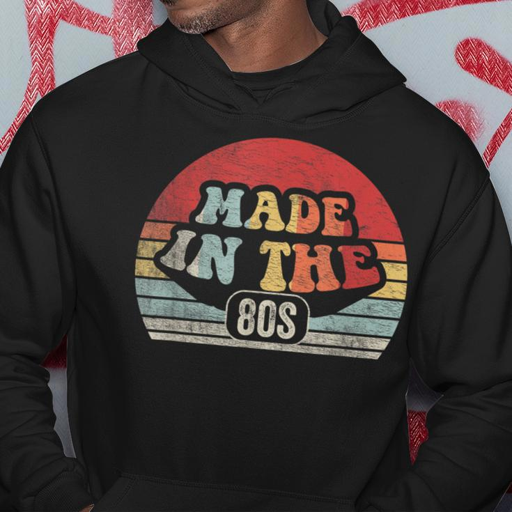 Retro Vintage Made In The 80'S 1980S Born Birthday Day Hoodie Unique Gifts