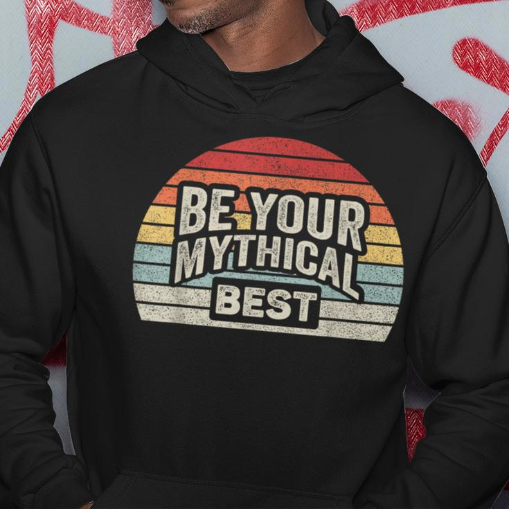 Retro Vintage Be Your Mythical Best 1990 Hoodie Personalized Gifts
