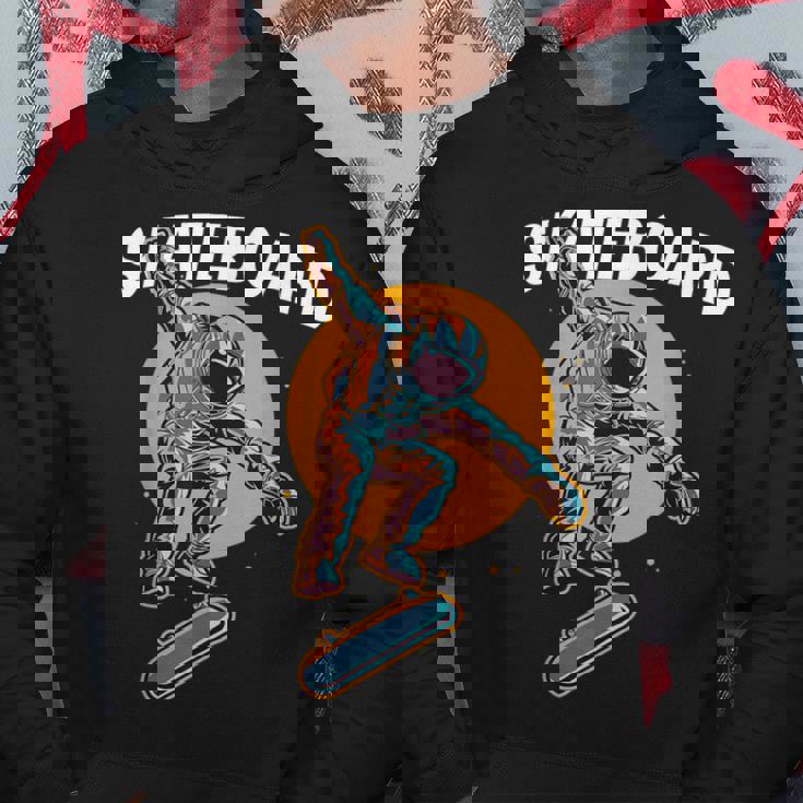 Retrointage Santa Cruz Skate Skateboarding Astronauta Espacio Sudadera Regalos divertidos