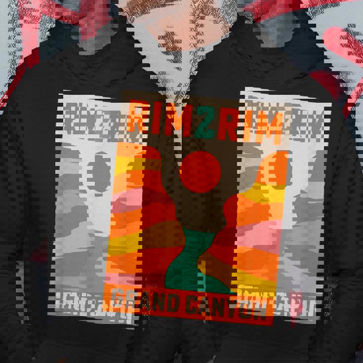 Rim 2 Rim Grand Canyon R2r Rim2rim Hike Trail Run Hoodie Unique Gifts