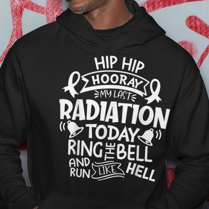 Ring The Bell My Last Radiation Today Cancer Awareness Hoodie Unique Gifts