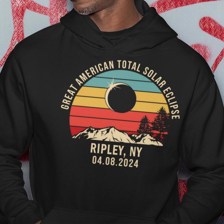 Ripley Ny New York Total Solar Eclipse 2024 Hoodie Unique Gifts