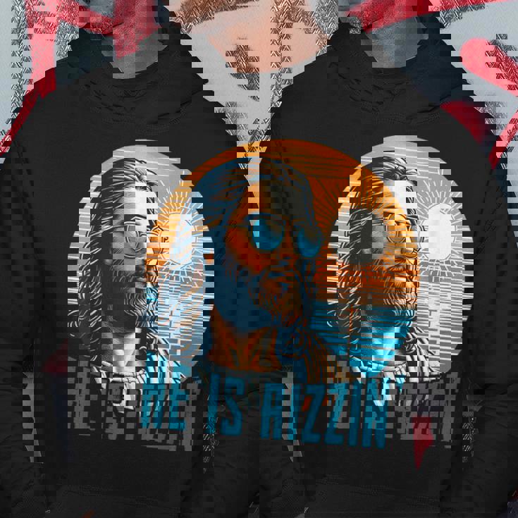 He Is Rizzin Jesus Is Rizzen Jesus Easter Christian Hoodie - Monsterry AU