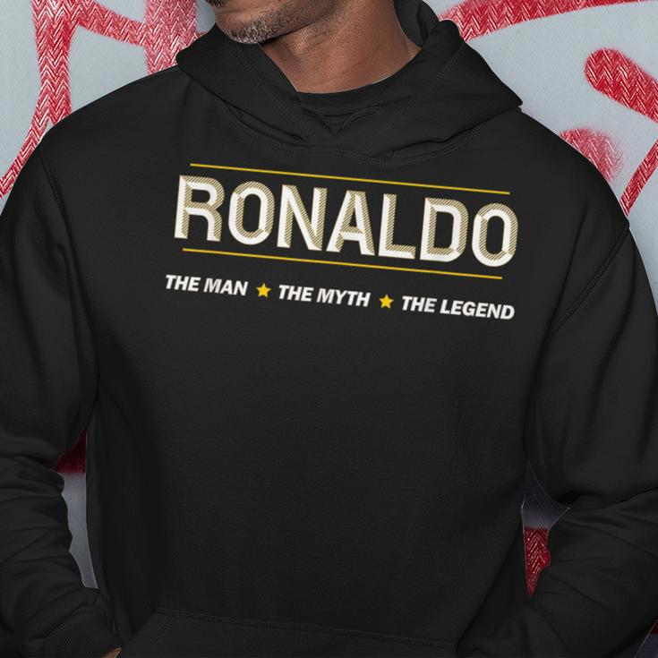 Ronaldo The Man The Myth The Legend Boys Name Hoodie Funny Gifts