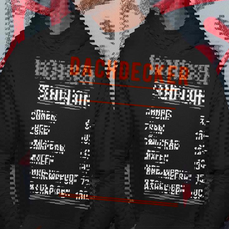 Roofer Hourly Party Saying Handwerker Im Einsatz Handwerk Hoodie Lustige Geschenke