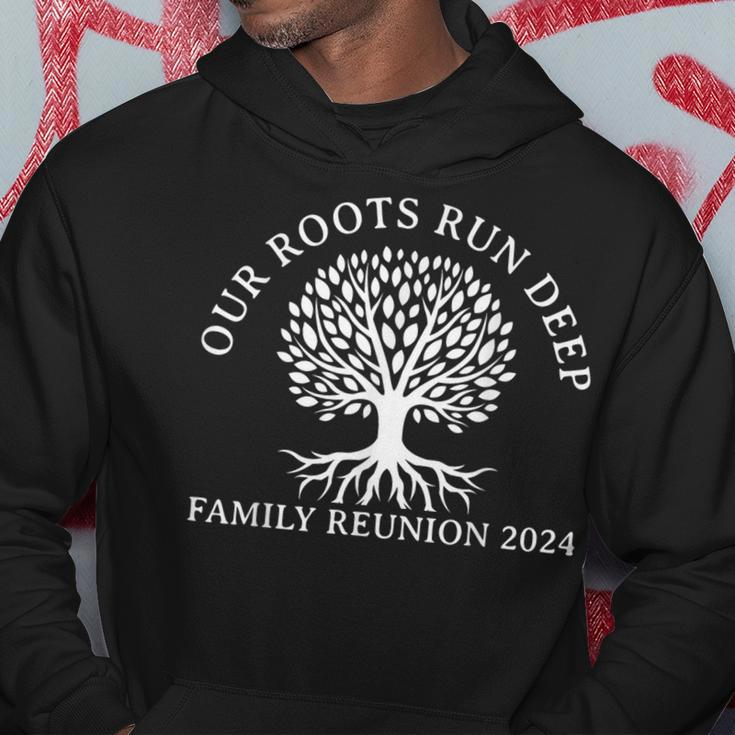 Our Roots Run Deep Family Reunion 2024 Annual Get-Together Hoodie Funny Gifts