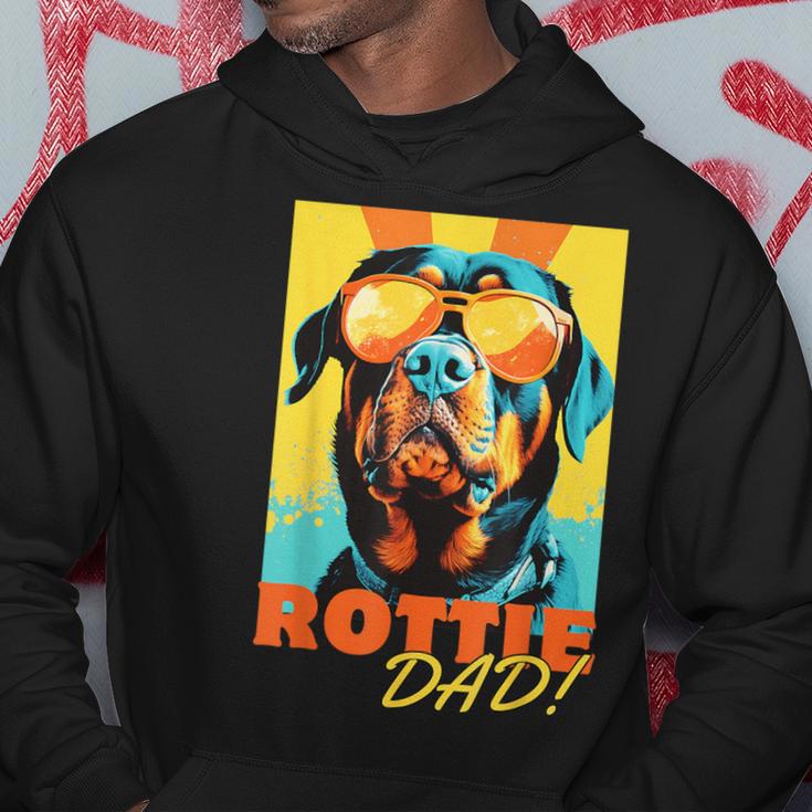 Rottie Dad — Rottweiler Papa Imintage-Look Lustig Kapuzenpullover Lustige Geschenke