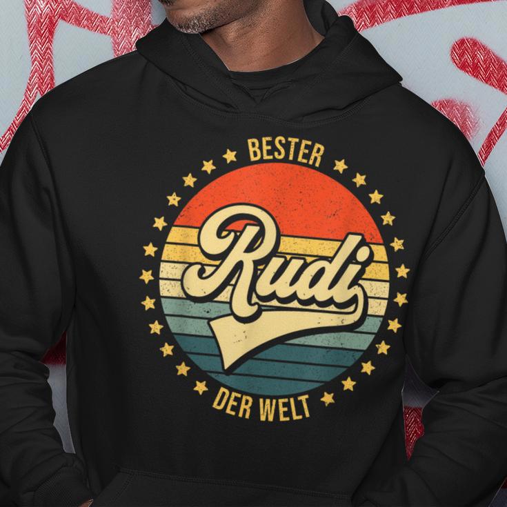 Rudi With Best Rudi Der Welt Hoodie Lustige Geschenke