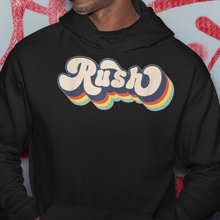 Rush Family Name Personalized Surname Rush Hoodie Funny Gifts