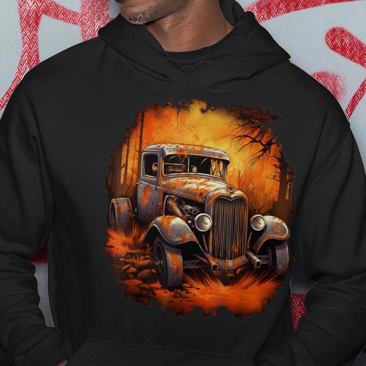 Rust Bucket Hot Rod Rat Rod Vintage Classic Car Men Hoodie Unique Gifts