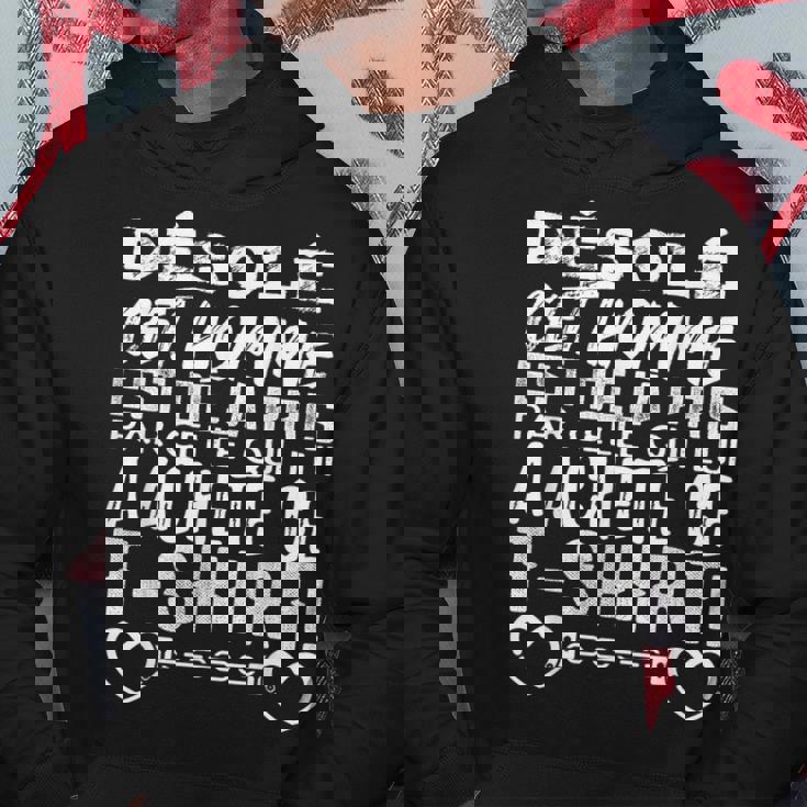 Saint-Valentin Homme Fiancé Cadeau Humour Mariage Sweat à capuche