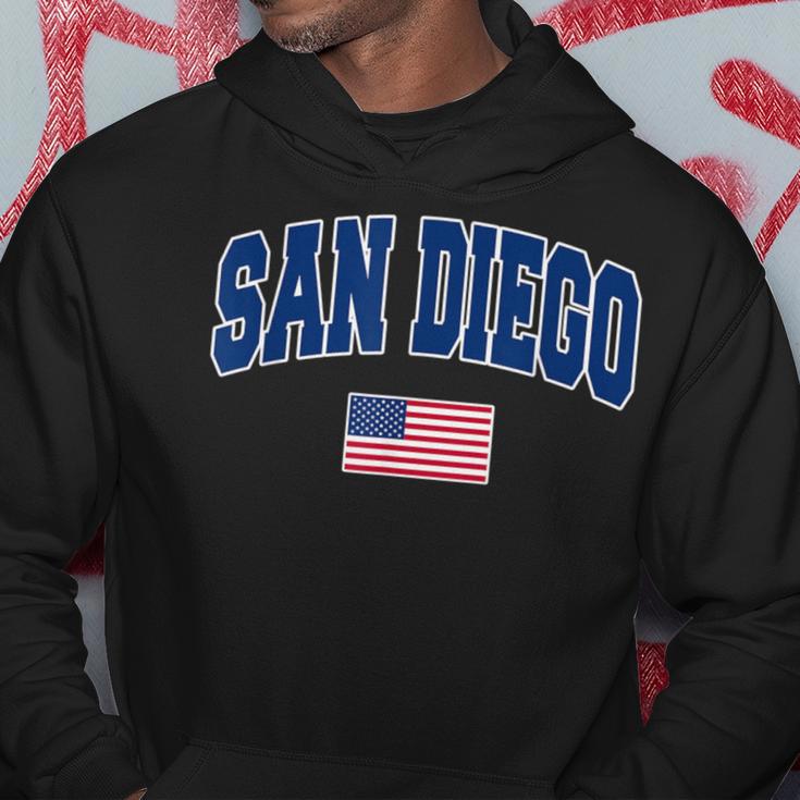 San Diego California City Pride Usa Flag Hoodie Unique Gifts