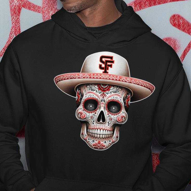 San Francisco Sugar Skull In The Style Mexican Day Hoodie Funny Gifts