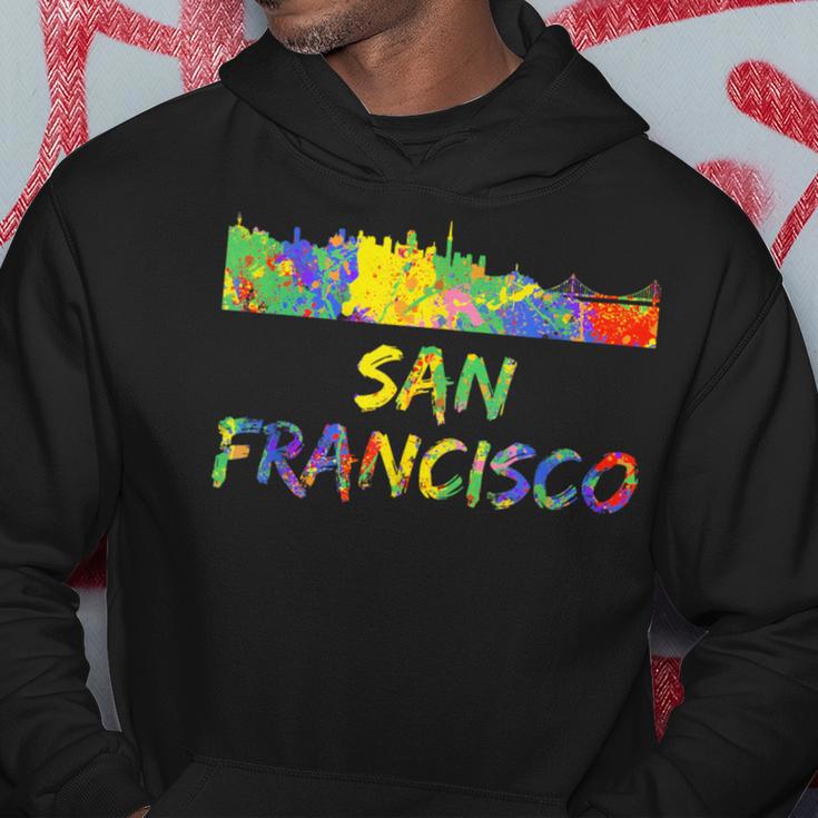 San Francisco Vintage Skyline California Hoodie Unique Gifts