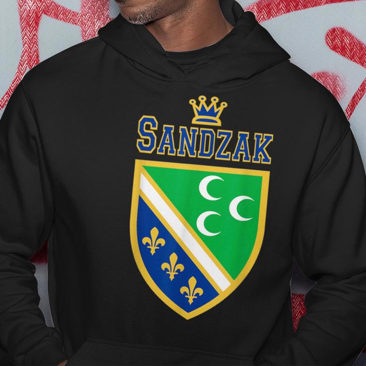 Sandzak Sandzaklija Born Hoodie Lustige Geschenke