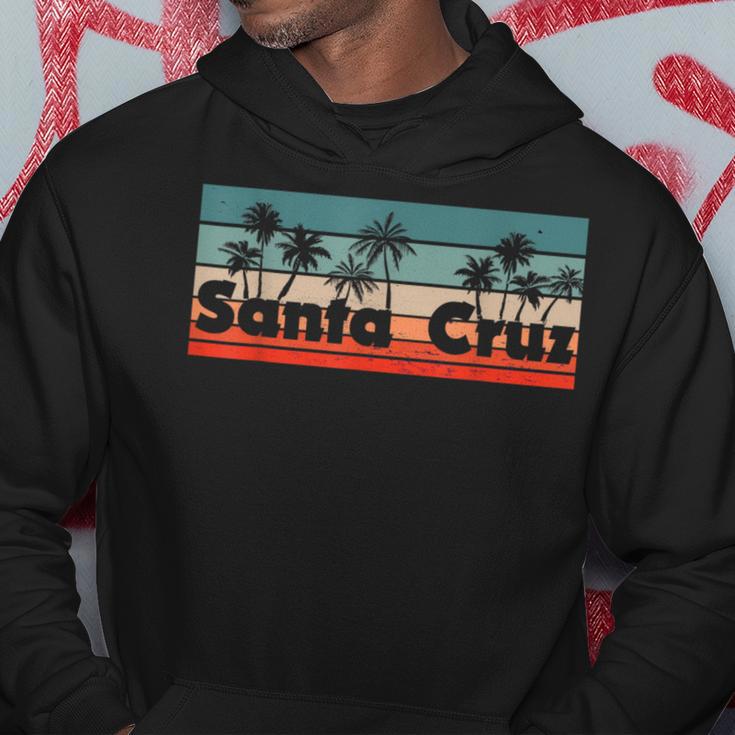 Santa Cruz Ca California 70S 80S Retrointage Kapuzenpullover Lustige Geschenke