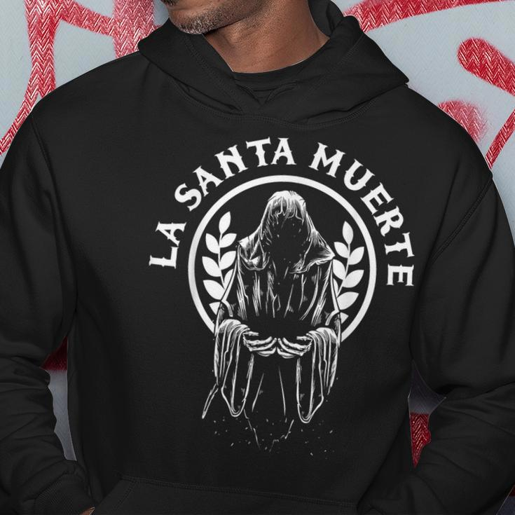 Santa Muerte Mexico Calavera Skeleton Skull Death Mexican Hoodie Unique Gifts