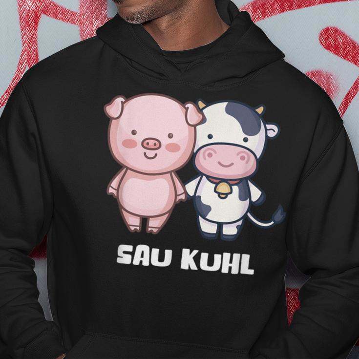 Sau Kuhl Pig Cow Farmers Wortwitz Animals S Kapuzenpullover Lustige Geschenke