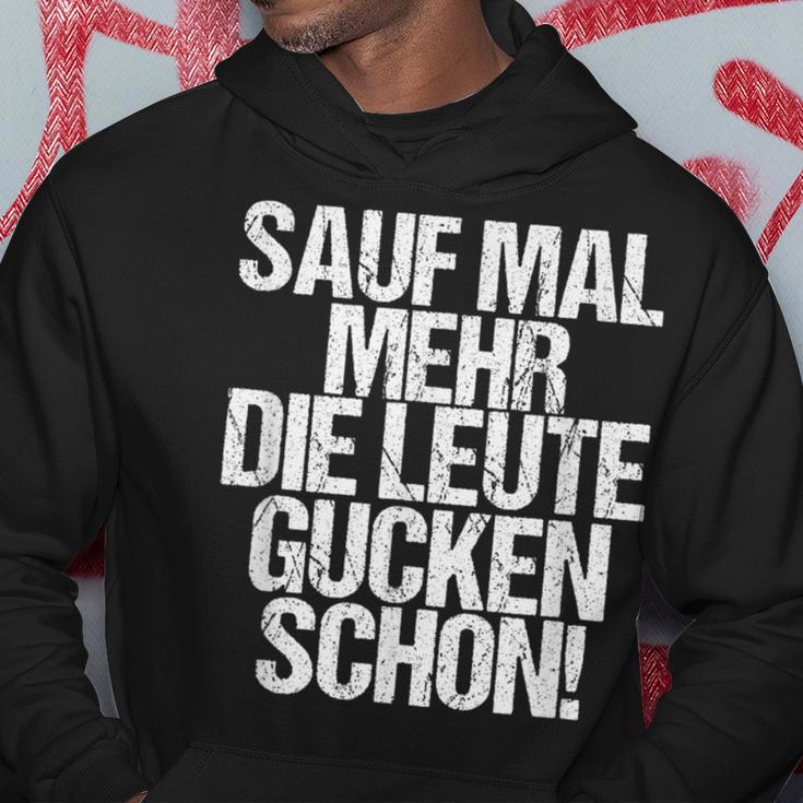 Sauf Mal Mehr Party Malle Saufen Party Holidays Hoodie Lustige Geschenke