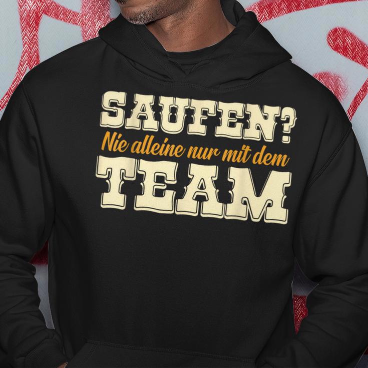 Saufen Nie Alleine Mit Dem Team Carnival Jga Fancy Dress Outfit Kapuzenpullover Lustige Geschenke