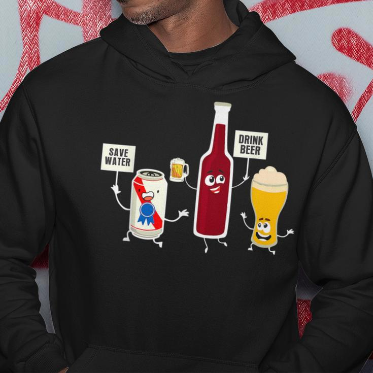 Save Water Drink Beer Drinking Oktoberfest Alcohol Hoodie Personalized Gifts